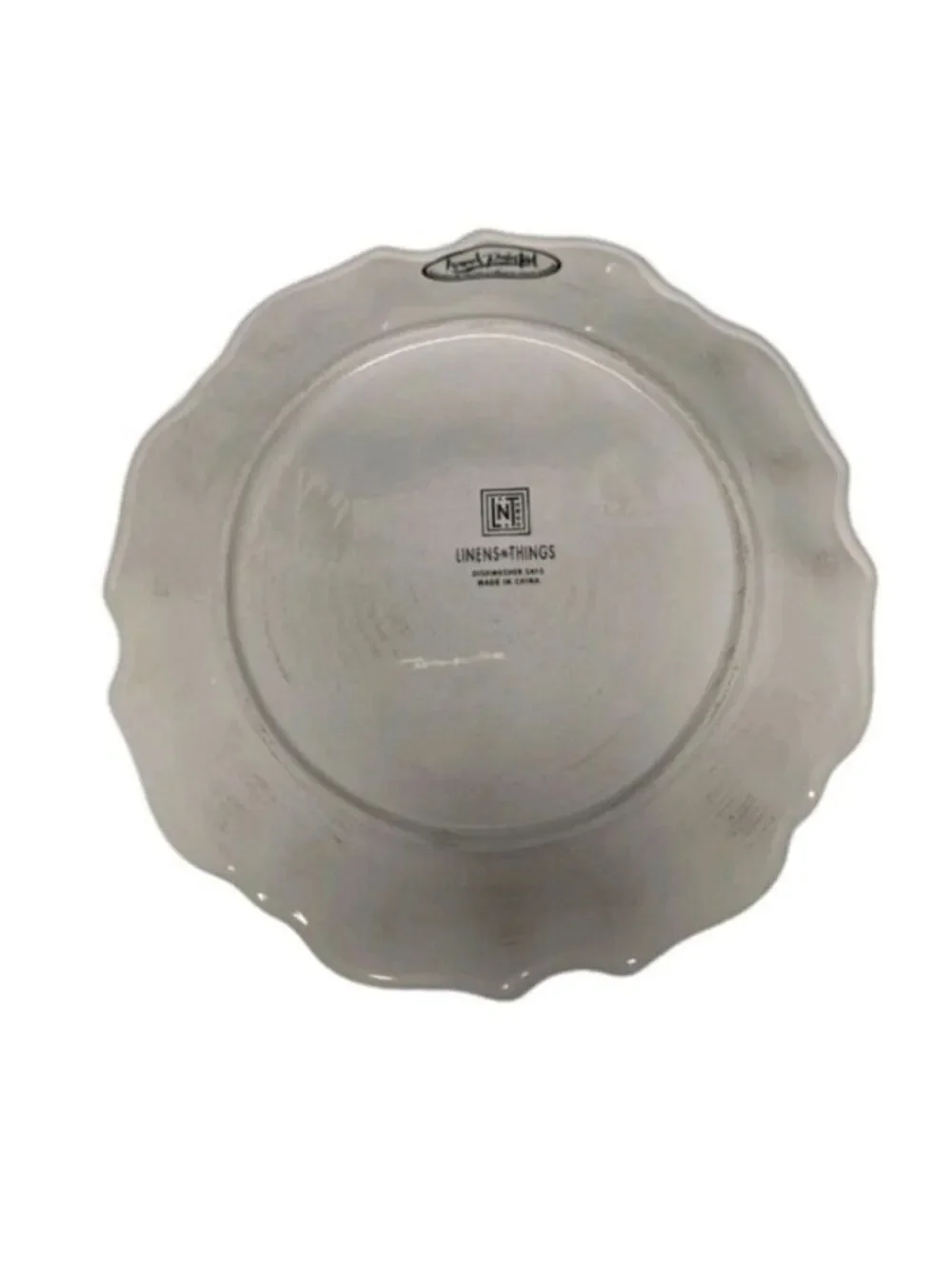 Tabletops Unlimited Linen N Things BOTANICAL CHRISTMAS Dinner Plate Bowl Holiday